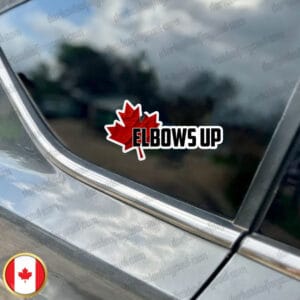 2025 Canada Elbows Up Sticker and Car Magnet