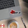 2025 Canada Elbows Up Sticker and Car Magnet