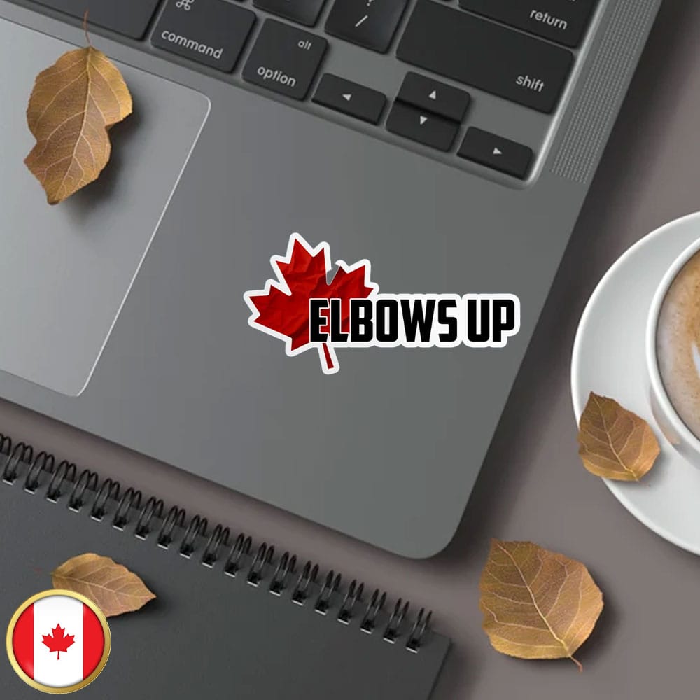 2025 Canada Elbows Up Sticker and Car Magnet