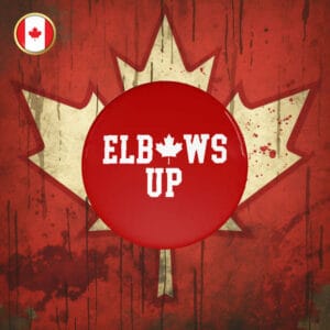 2025 Elbows Up Canada Pin Button