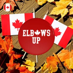 2025 Elbows Up Canada Pin Button