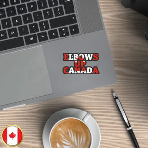 2025 Elbows Up Canada Sticker and Car Magnet - Canada Proud Patriotic