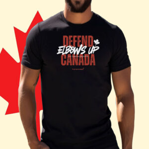 Elbows Up Defend Canada True North Strong Free T-Shirt