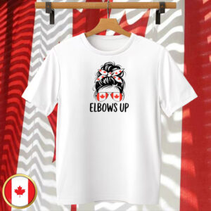 51 Never Elbows-Up - Elbows Up Canada Forever T-Shirt