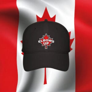 CANADA Elbows Up Baseball Cap