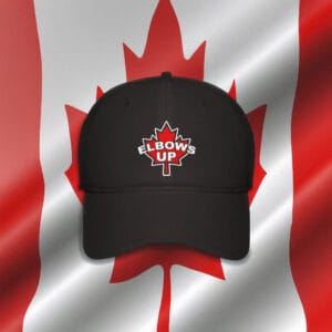 CANADA Elbows Up Baseball Cap