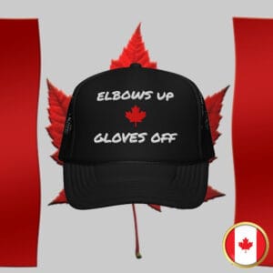 CANADA Elbows Up Foam Trucker Hat – Hockey