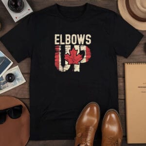 CANADA Elbows Up T-Shirts - True North Strong and Free