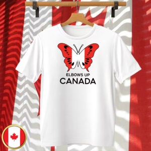 CANADA Elbows up Butterfly T-Shirt