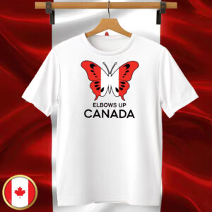 CANADA Elbows up Butterfly T-Shirt