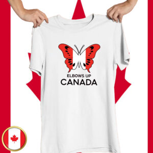 CANADA Elbows up Butterfly T-Shirt