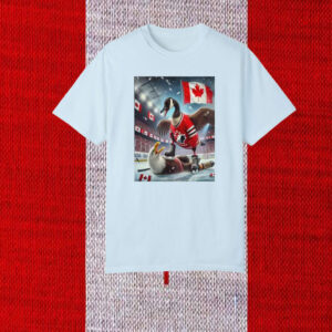 Canada Beats Usa Canada Goose Over Eagle Nations Cup Champions T-Shirt