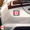 Canada Elbows Up 2025 Sticker and Car Magnet - Never 51
