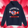 Canada Elbows Up Never 51 Flags Shirt