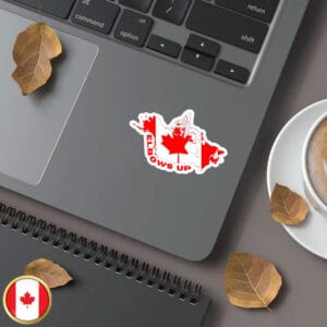 2025 Canada Elbows Up Sticker and Car Magnet