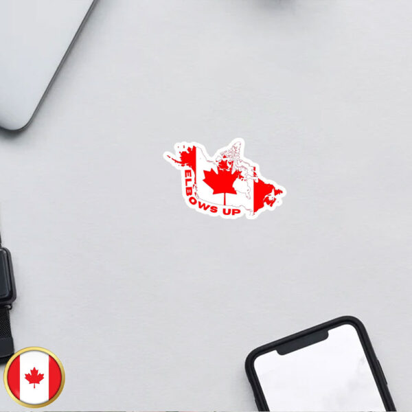 2025 Canada Elbows Up Sticker and Car Magnet