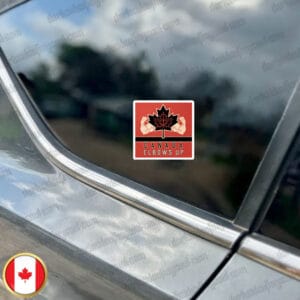 Canada Elbows Up Vinyl Decal Sticker and Car Magnet