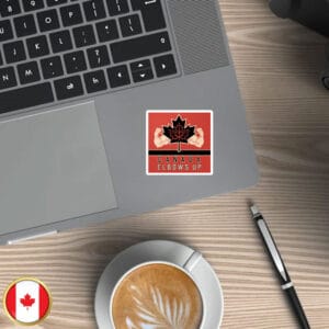 Canada Elbows Up Vinyl Decal Sticker and Car Magnet