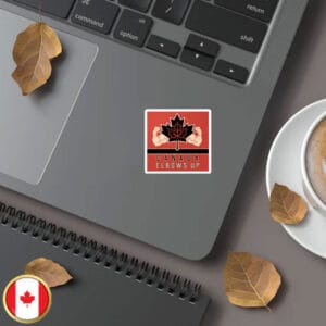 Canada Elbows Up Vinyl Decal Sticker and Car Magnet