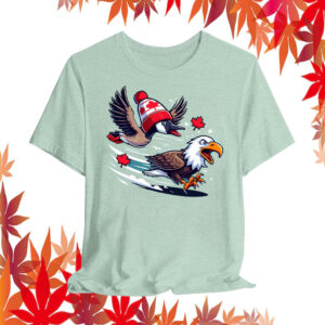Canada Goose vs Bald Eagle T-Shirt