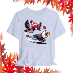 Canada Goose vs Bald Eagle T-Shirt