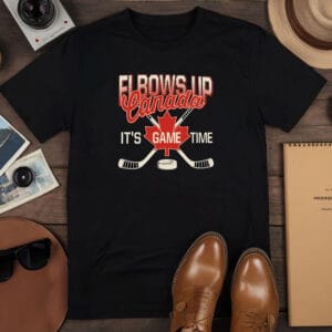 Canada Hockey Culture Elbows Up T-Shirt