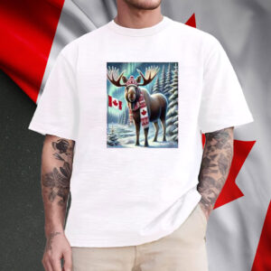 Canada Love Patriotic Canadian Moose T-Shirt