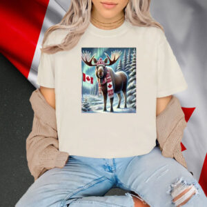 Canada Love Patriotic Canadian Moose T-Shirt