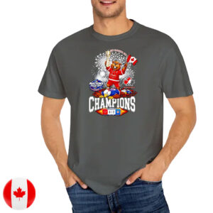 Canada Nations Face Off Champions 2025 mascot T-Shirt