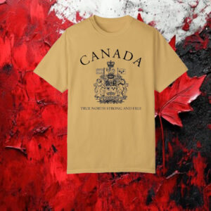 Canada True North Strong And Free Patriotic Canada T-Shirt