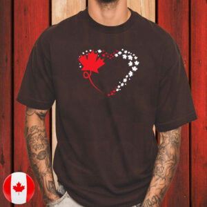 Canadian Flag Heart T-Shirt