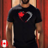 Canadian Flag Heart T-Shirt