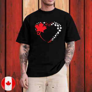 Canadian Flag Heart T-Shirt