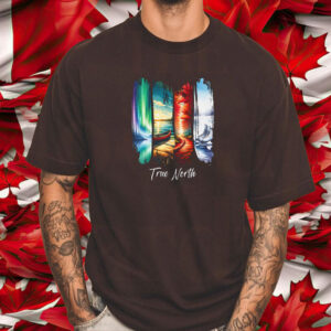 Canadian Four Seasons Watercolor T-Shirt