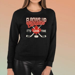 Canadian Hockey Culture Elbows Up Canada Shirt, True North Strong and Free, Proud Canadian Shirts