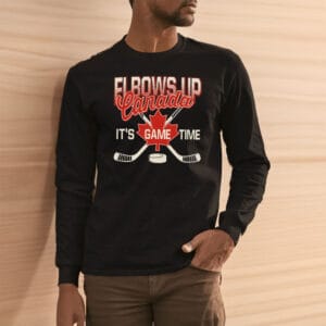 Canadian Hockey Culture Elbows Up Canada Shirt, True North Strong and Free, Proud Canadian Shirts
