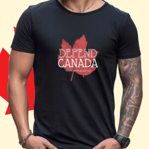 Defend Canada Maple Leaf T-Shirt