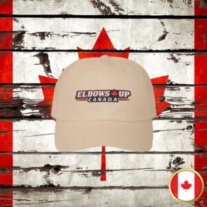 ELBOWS UP CANADA Embroidered Dad Cap