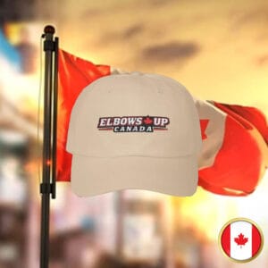 ELBOWS UP CANADA Embroidered Dad Cap