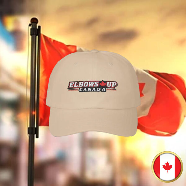 ELBOWS UP CANADA Embroidered Dad Cap