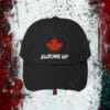 ELBOWS UP CANADA Hat – Hockey Quote Patriotic Trucker Hat, Canada is not for sale Embroidered Hat