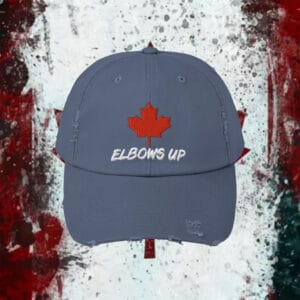ELBOWS UP CANADA Hat – Hockey Quote Patriotic Trucker Hat, Canada is not for sale Embroidered Hat