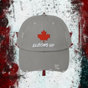 ELBOWS UP CANADA Hat – Hockey Quote Patriotic Trucker Hat, Canada is not for sale Embroidered Hat