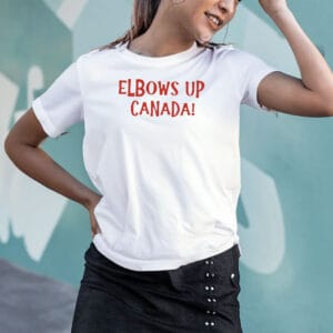 ELBOWS UP CANADA Shirt, Maple Leaf Gift Shirts