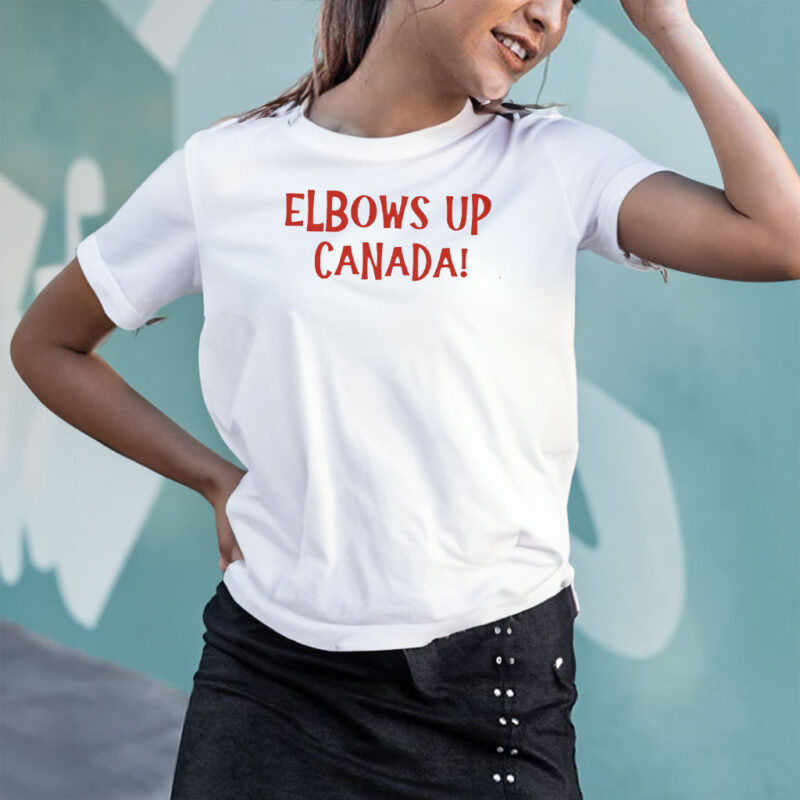 ELBOWS UP CANADA Shirt, Maple Leaf Gift Shirts