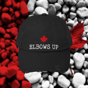ELBOWS UP CANADA Vintage Cotton Twill Cap