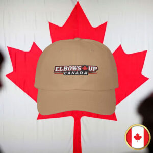 ELBOWS UP Canada HATS Embroidered Dad Cap