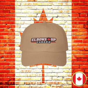 ELBOWS UP Canada HATS Embroidered Dad Cap