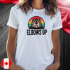 Elbow Up Proud Canadian Beaver True North T-Shirt