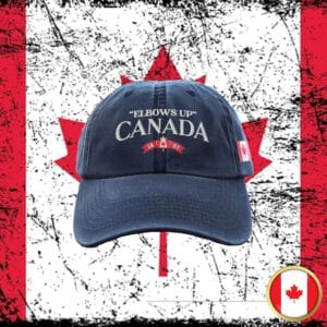 Elbows Up 1867 Canadian Embroidered Hat